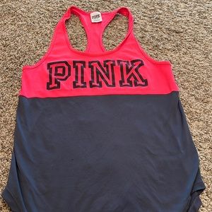 Pink workout tank